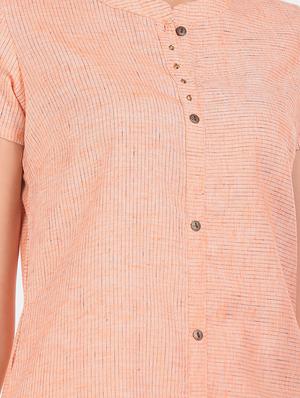 solid straight kurta - 17584639 - Standard Image - 4