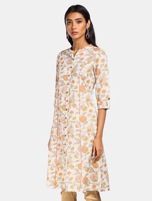 floral a-line kurta - 17584649 - Standard Image - 2