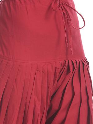 red cotton salwar salwars - 17584819 - Standard Image - 4