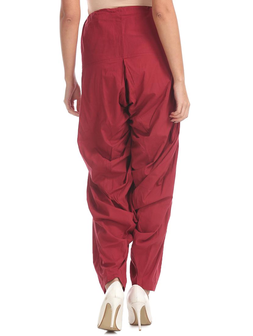 red cotton salwar salwars - 17584819 - Zoom Image - 2