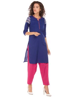 pink cotton salwar salwars - 17584827 - Standard Image - 4