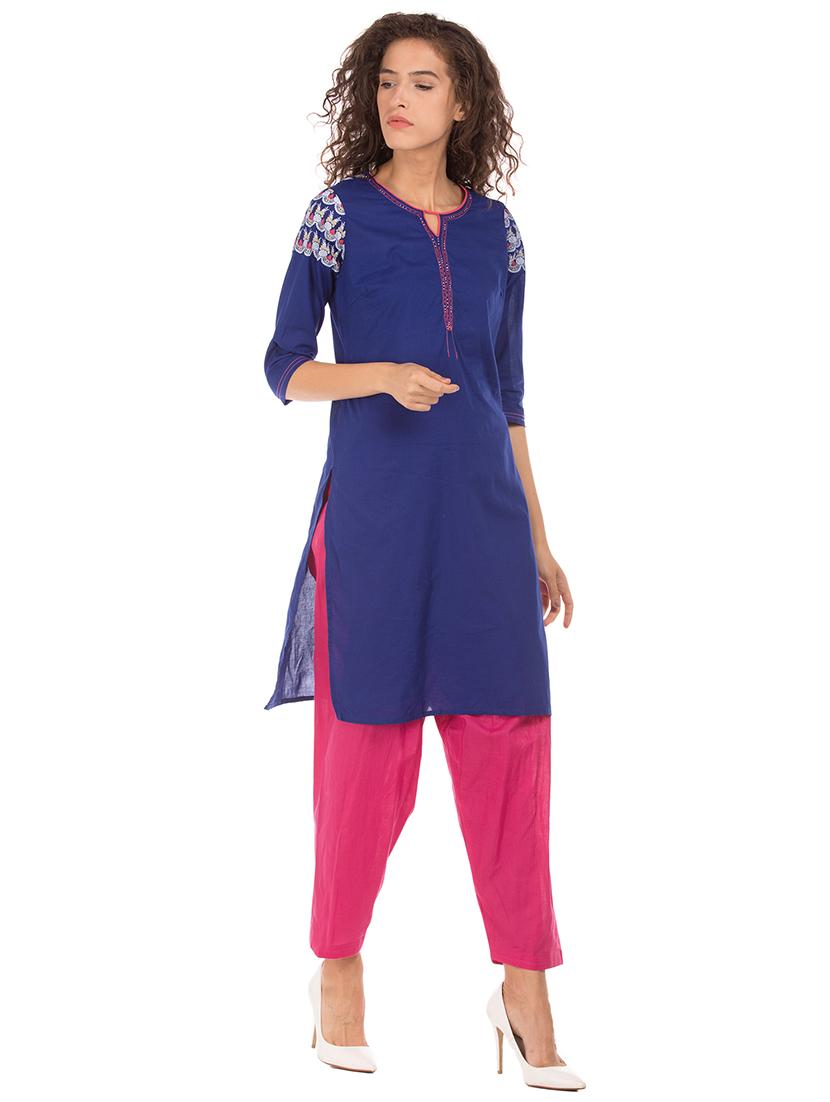 pink cotton salwar salwars - 17584827 - Zoom Image - 4