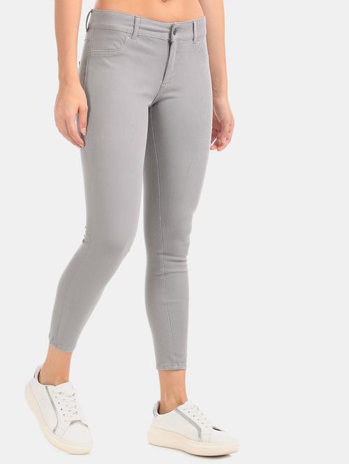 grey cotton jeggings - 17584839 - Standard Image - 1