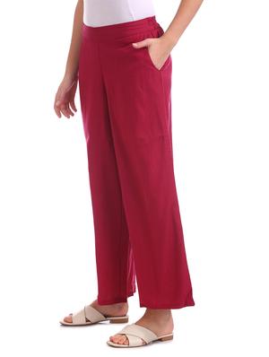 mid rise solid palazzo - 17584855 - Standard Image - 2