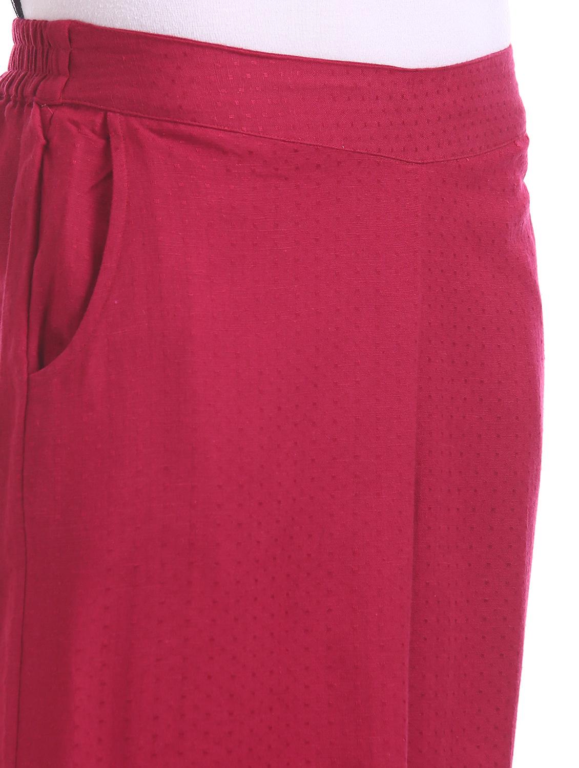 mid rise solid palazzo - 17584855 - Zoom Image - 5