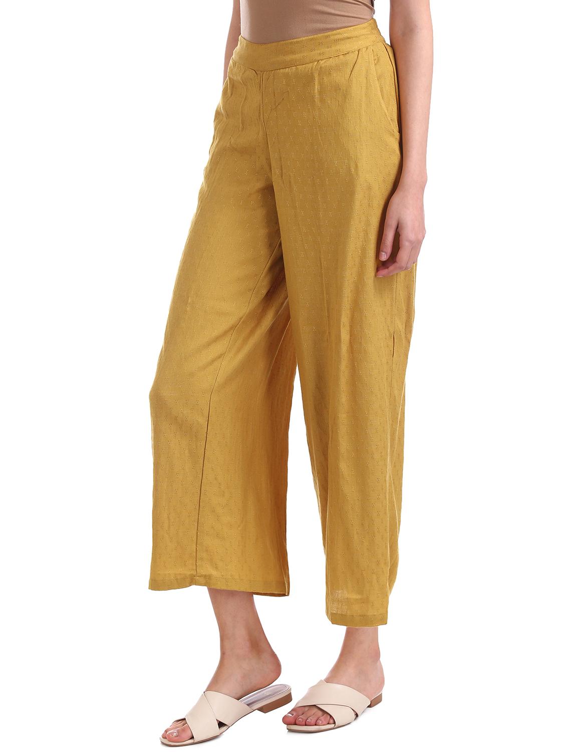 mid rise solid palazzo - 17584856 - Zoom Image - 2