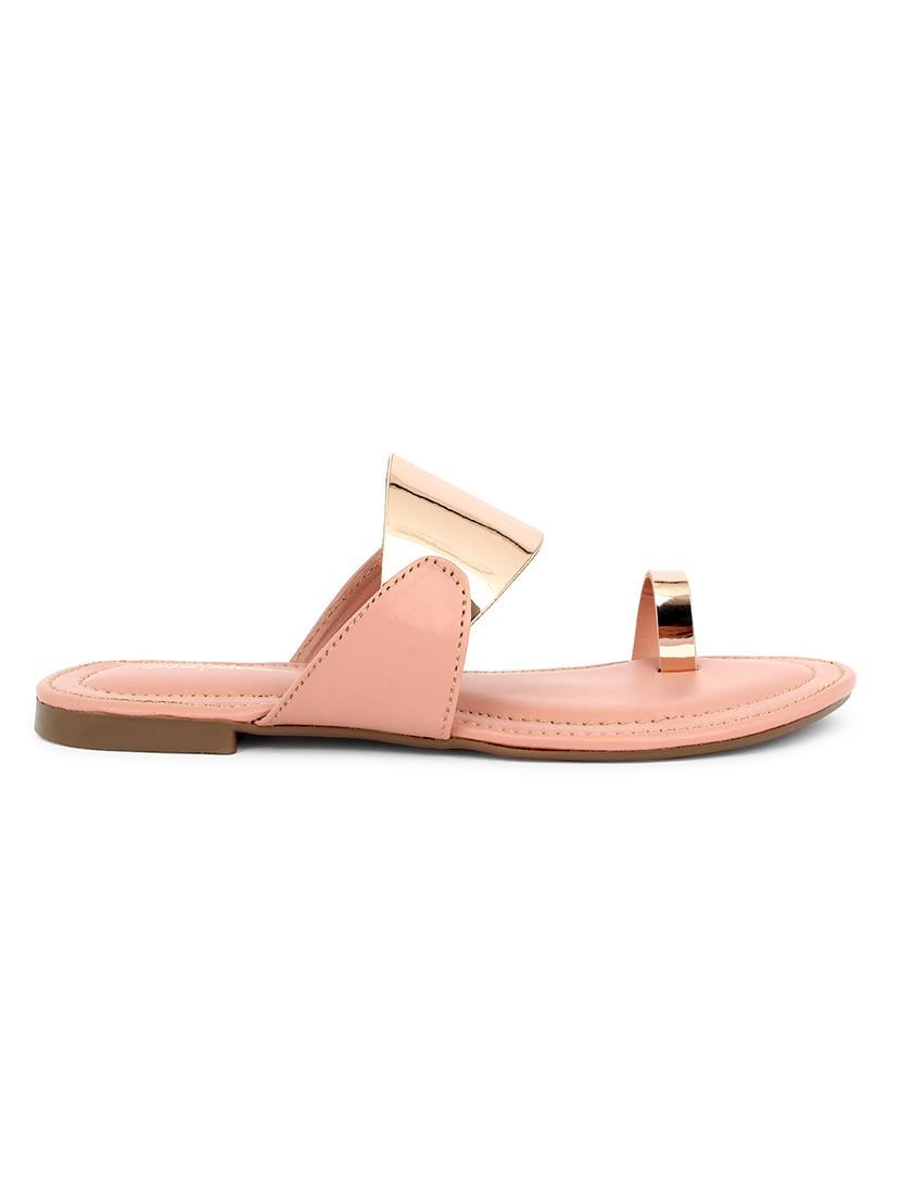 pink synthetic slip on sandals - 17584945 - Zoom Image - 2