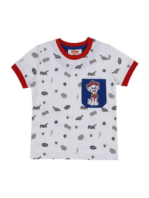 round neck printed t-shirt - 17585161 - Standard Image - 1