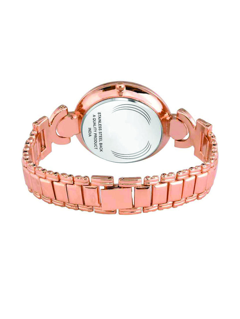 k-40 diamond studded blue color hearts love bracelet watch for women's analog watch - for girls - 17585214 - Zoom Image - 2