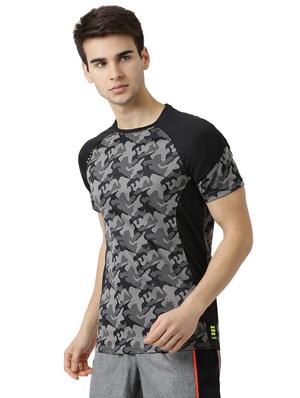 grey printed raglan t-shirt - 17585603 - Standard Image - 2