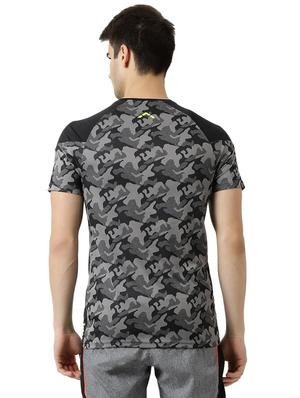 grey printed raglan t-shirt - 17585603 - Standard Image - 3