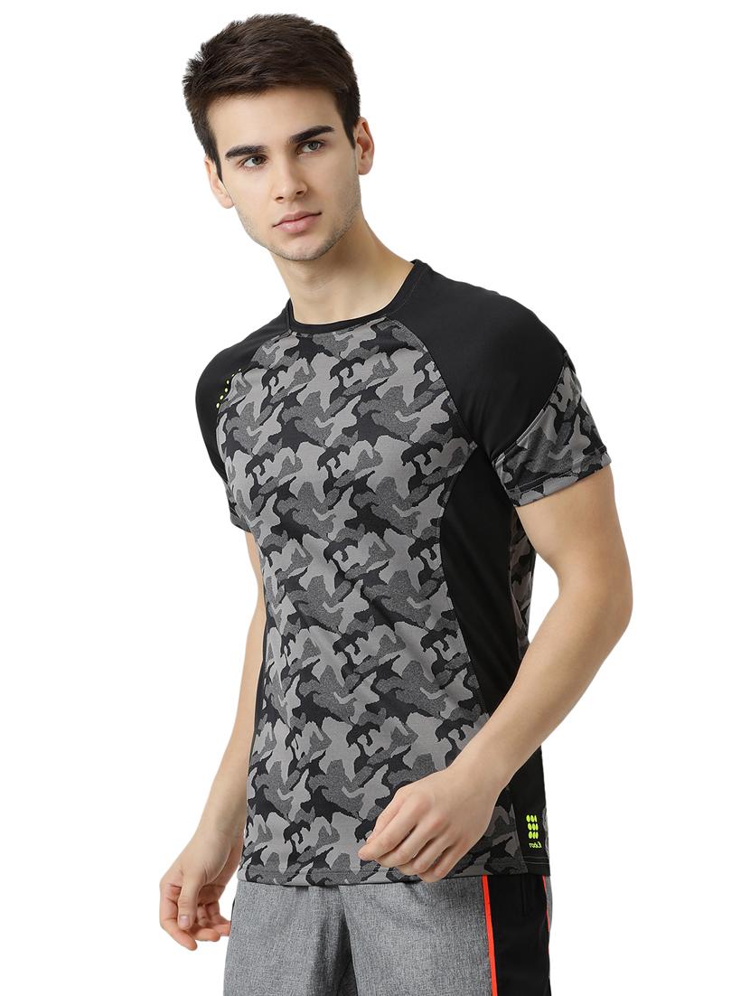 grey printed raglan t-shirt - 17585603 - Zoom Image - 2