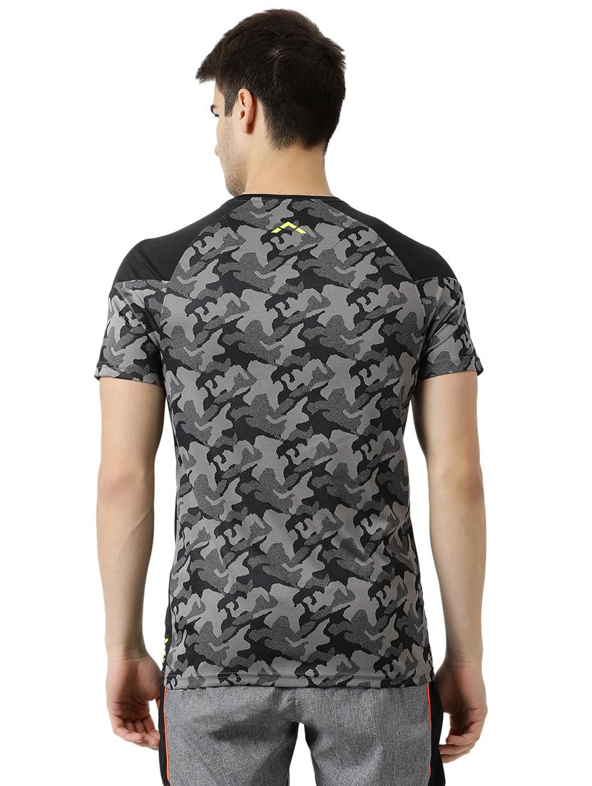 grey printed raglan t-shirt - 17585603 - Zoom Image - 3