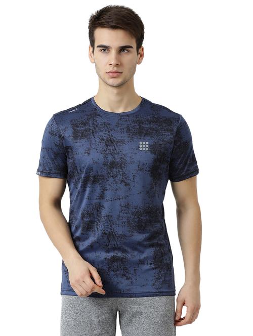 blue printed t-shirt - 17585609 - Standard Image - 1