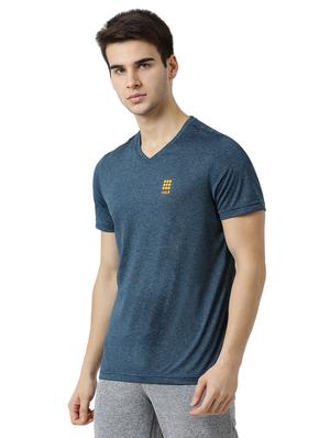 blue solid t-shirt - 17585618 - Standard Image - 2