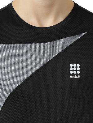 black color block t-shirt - 17585626 - Standard Image - 5
