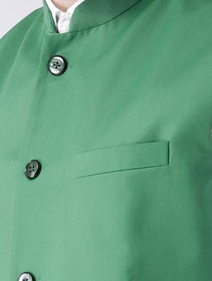 green solid flat front formal trouser - 17585669 - Standard Image - 4