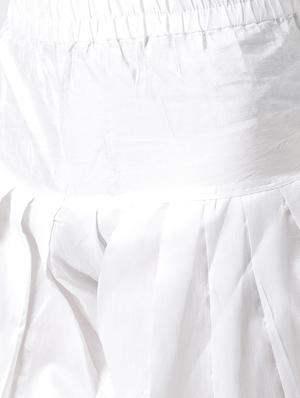 white solid dhoti kurta set with black printed bandhgala jacket - 17585721 - Standard Image - 5