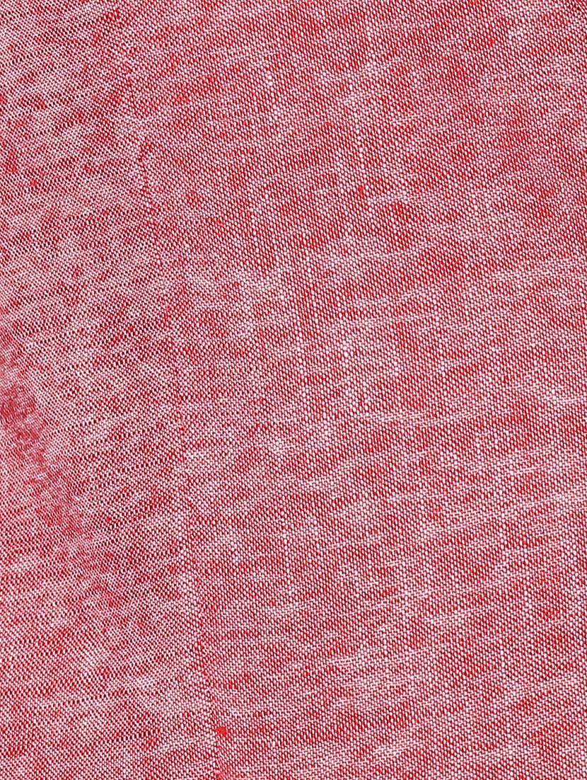 red solid linen casual blazer - 17585868 - Zoom Image - 5