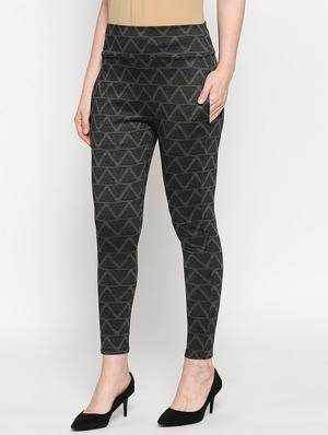 high rise printed jegging - 17586003 - Standard Image - 2