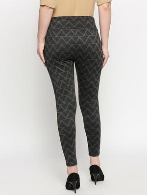 high rise printed jegging - 17586003 - Standard Image - 3
