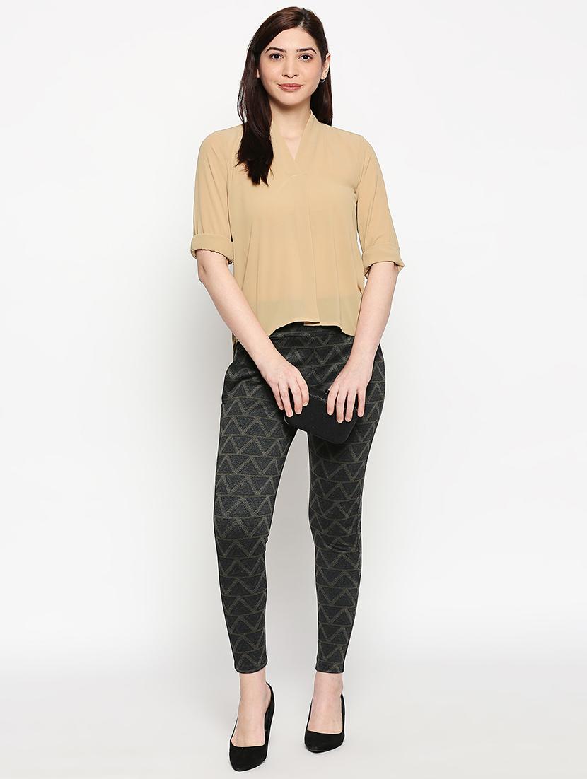 high rise printed jegging - 17586003 - Zoom Image - 4