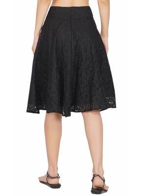 high rise net flared skirt - 17586069 - Standard Image - 3