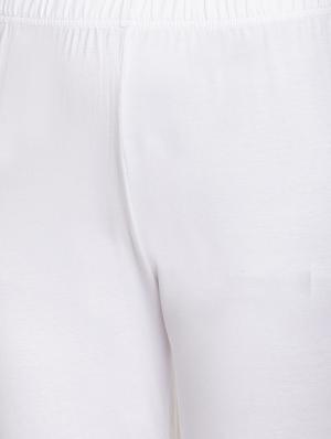 white cotton leggings - 17586420 - Standard Image - 5