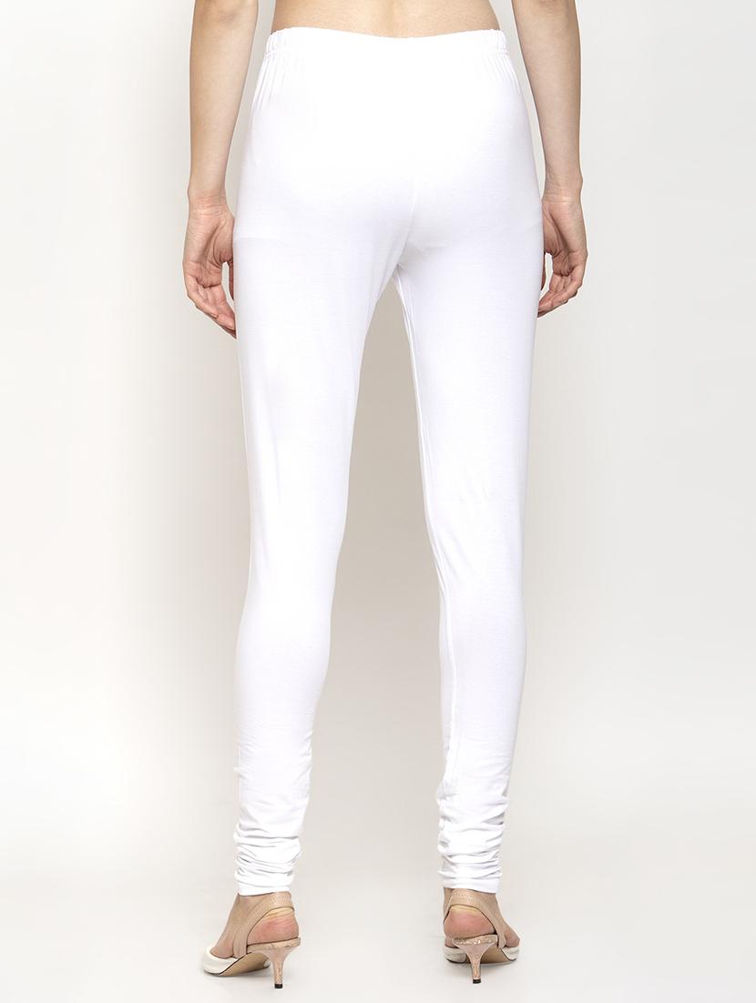 white cotton leggings - 17586420 - Zoom Image - 3