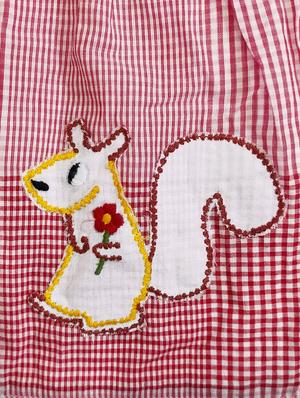 red cotton frock - 17586438 - Standard Image - 3