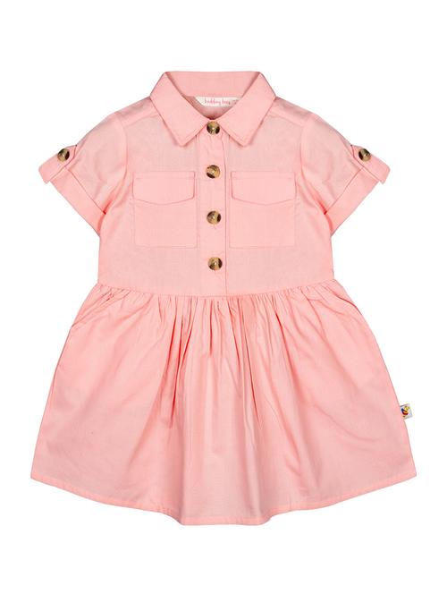 pink cotton frock - 17586439 - Very Small Image - 1