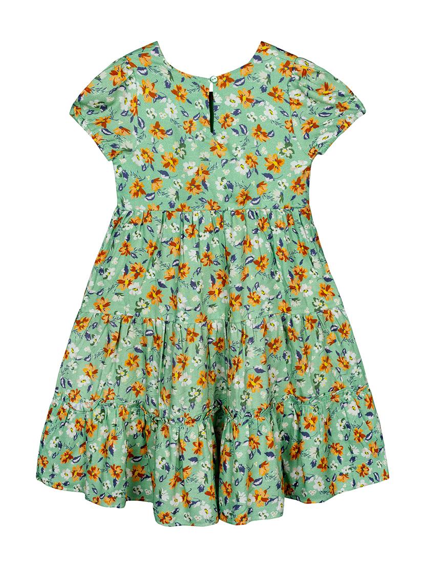 green polyester frock - 17586441 - Zoom Image - 2