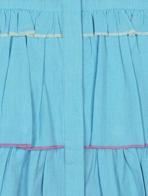 blue cotton regular top - 17586570 - Standard Image - 3