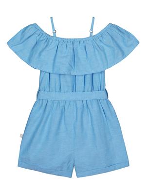 blue cotton playsuits twin sets & jump suit - 17586829 - Standard Image - 2