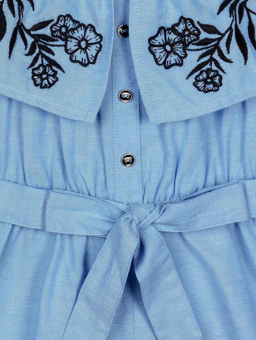 blue cotton playsuits twin sets & jump suit - 17586829 - Zoom Image - 3