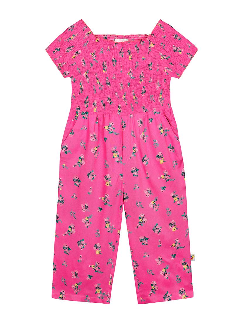 pink viscose full length jumpsuit twin sets & jump suit - 17586832 - Zoom Image - 1