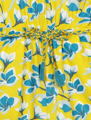 yellow viscose full length jumpsuit twin sets & jump suit - 17586834 - Standard Image - 3