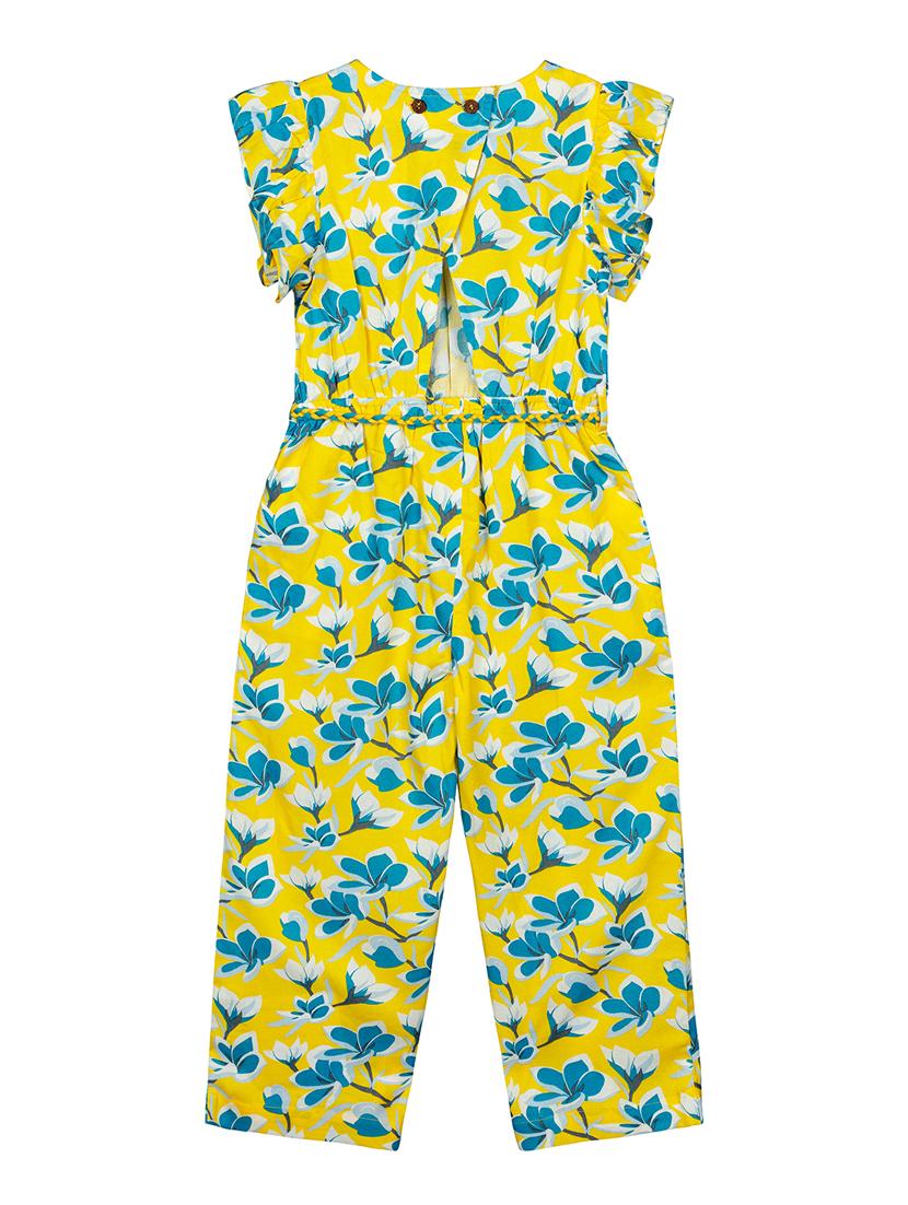 yellow viscose full length jumpsuit twin sets & jump suit - 17586834 - Zoom Image - 2