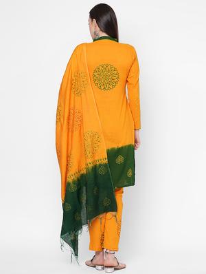 multi colored cotton salwar suit unstitched - 17587057 - Standard Image - 2