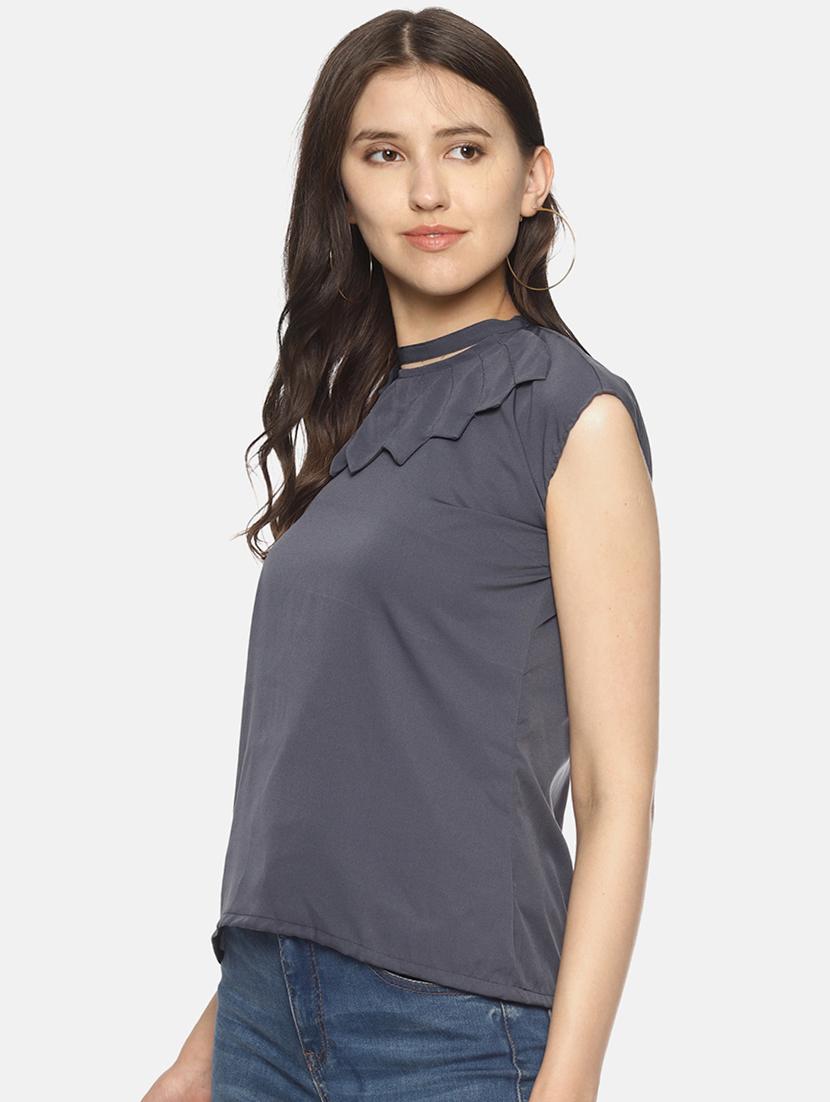 choker neck solid top - 17587216 - Zoom Image - 2