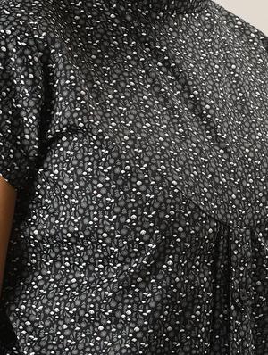 black cotton regular top - 17587219 - Standard Image - 4