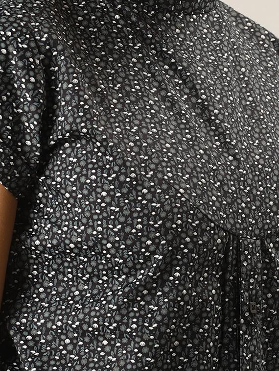 black cotton regular top - 17587219 - Zoom Image - 4