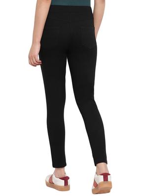 high rise solid jegging - 17588036 - Standard Image - 3