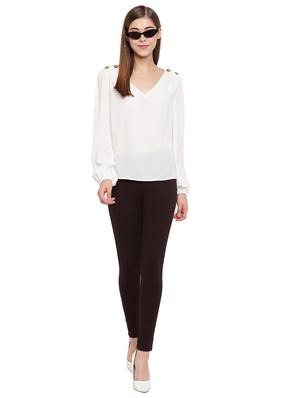 high rise solid jegging - 17588043 - Standard Image - 4