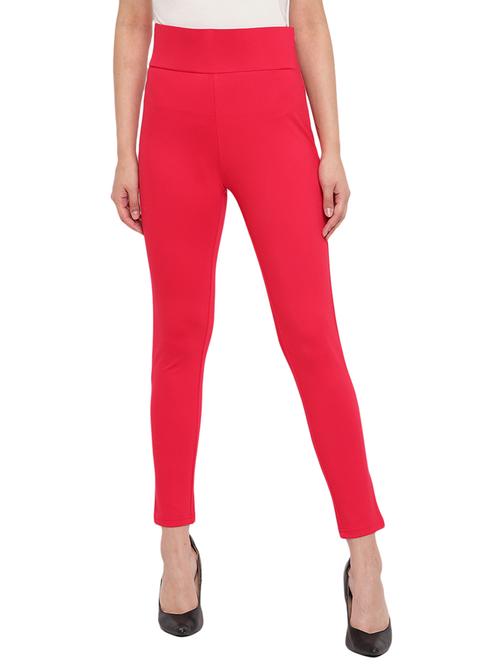 high rise solid jegging - 17588067 - Standard Image - 1