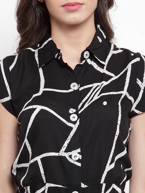 tie front shirt dress - 17588198 - Standard Image - 5