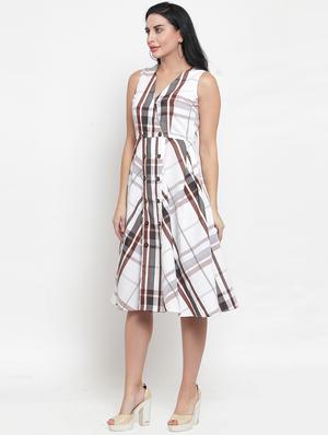 double breasted a-line dress - 17588203 - Standard Image - 2