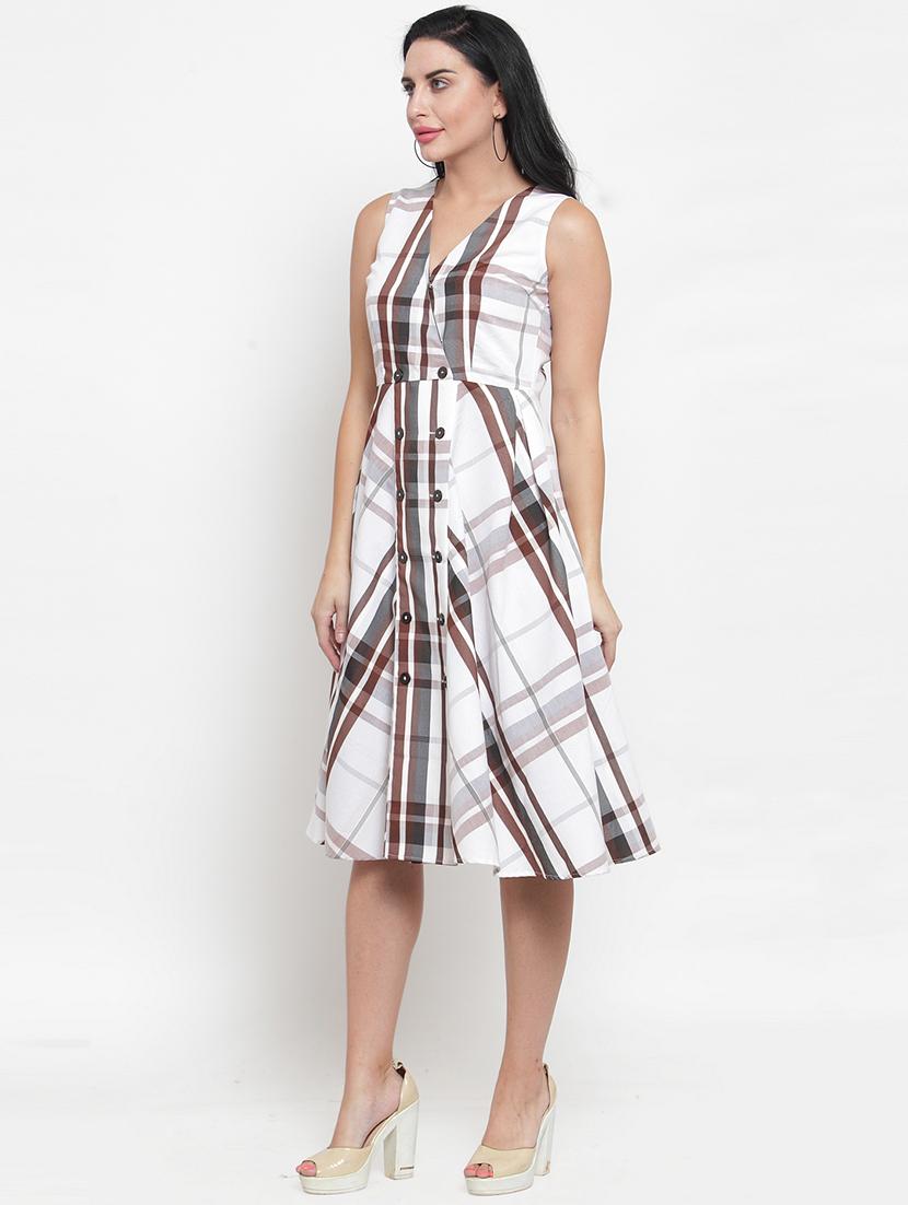 double breasted a-line dress - 17588203 - Zoom Image - 2