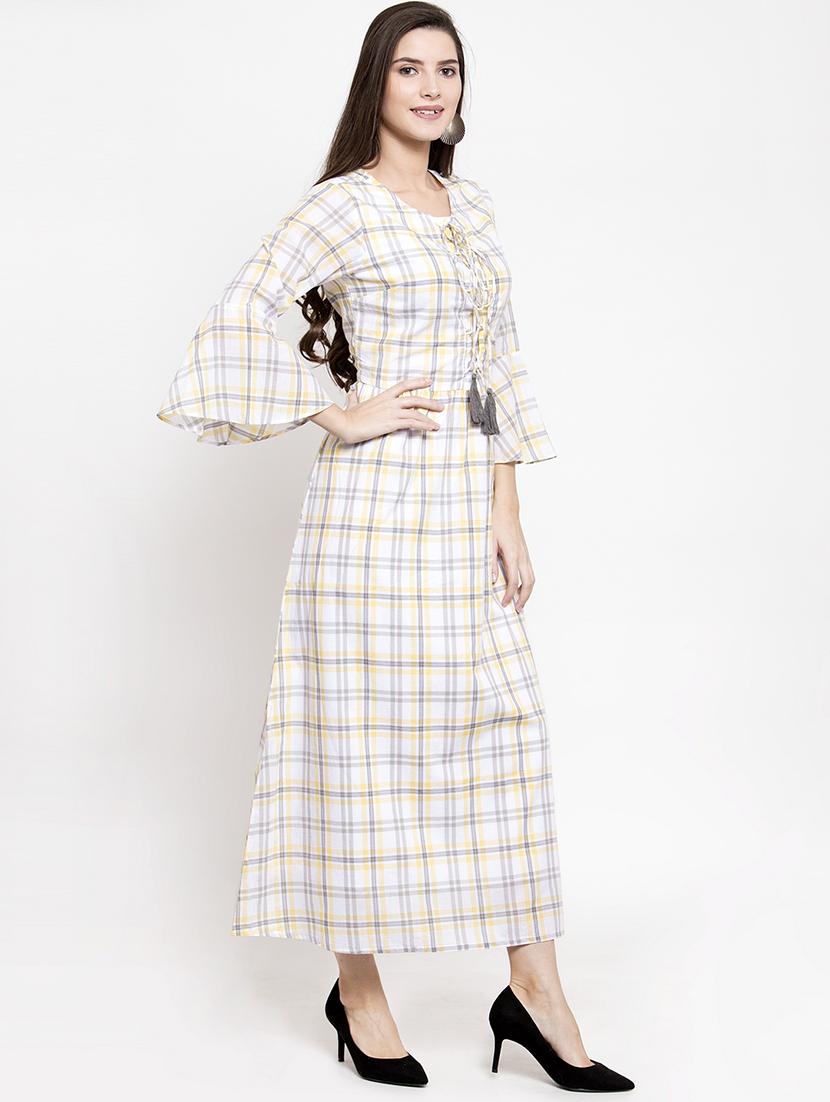checkered maxi dress - 17588206 - Zoom Image - 2