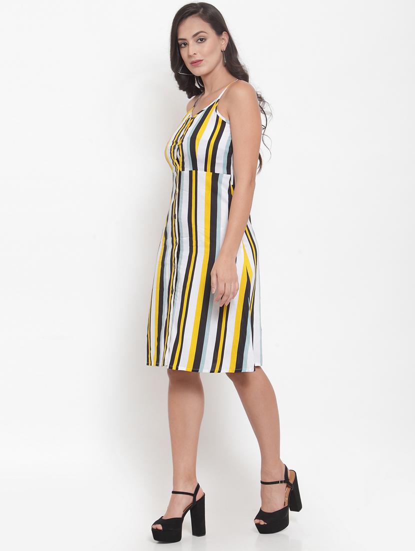 button down striped sheath dress - 17588228 - Zoom Image - 2